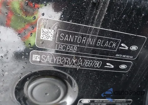 2018 Land Rover Range Rover Velar P380 S from USA, damaged, VIN SALYB2RVXJA769780